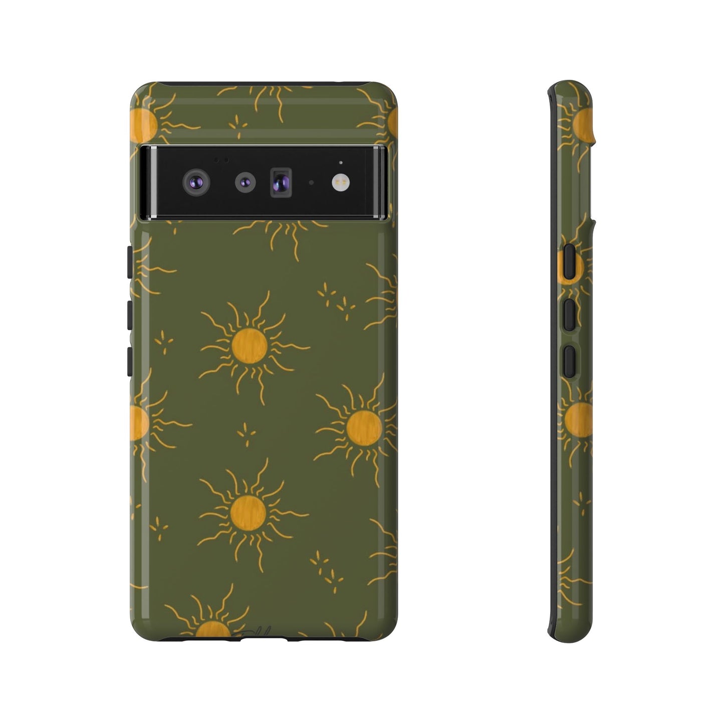 Bohemian Phone Case with Sun Design | Tough Cases for Nature Lovers, Eco-Friendly Gifts, Summer Vibes, Unique Cases, Celestial Decor