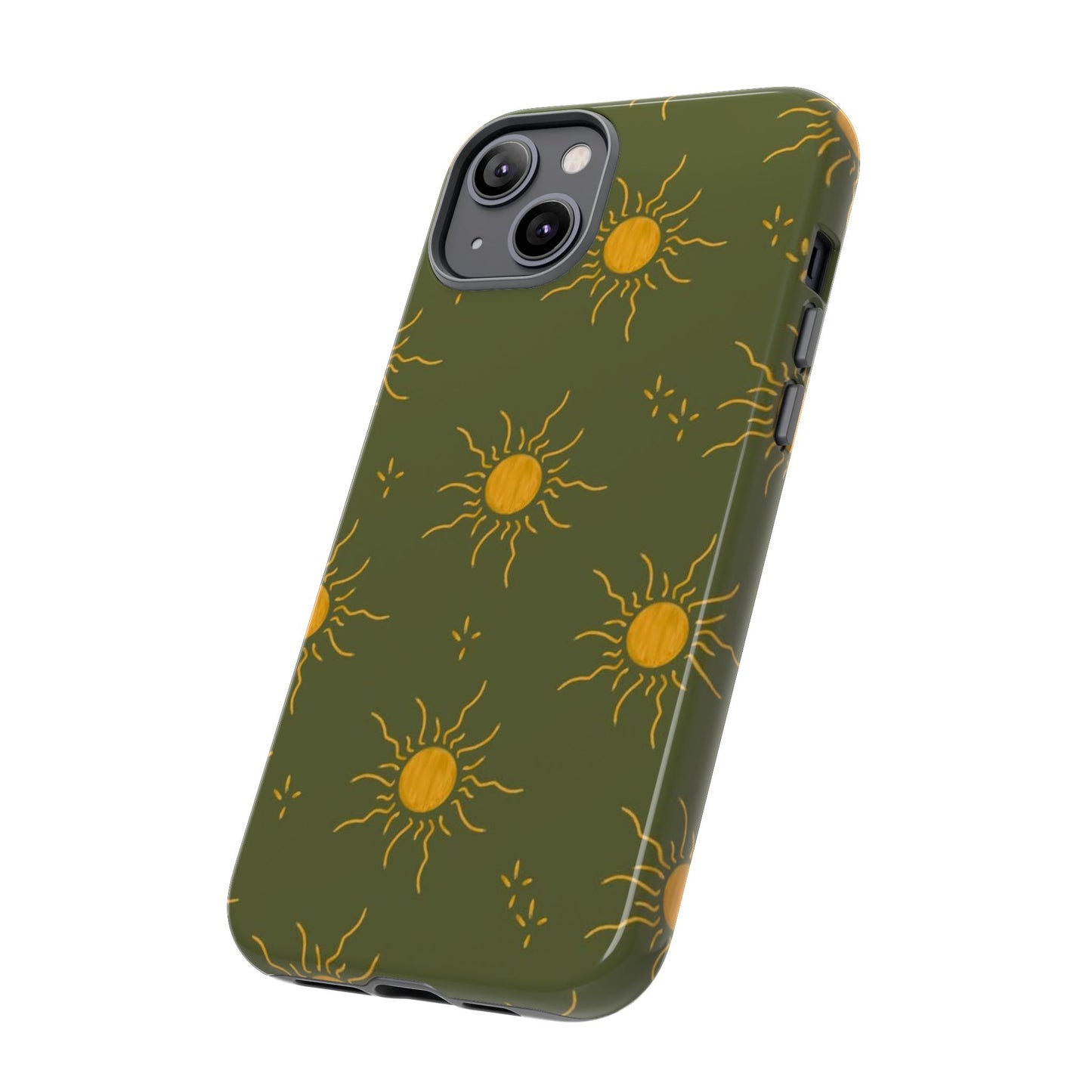 Bohemian Phone Case with Sun Design | Tough Cases for Nature Lovers, Eco-Friendly Gifts, Summer Vibes, Unique Cases, Celestial Decor