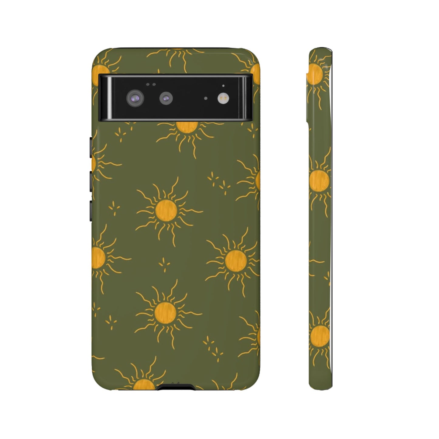 Bohemian Phone Case with Sun Design | Tough Cases for Nature Lovers, Eco-Friendly Gifts, Summer Vibes, Unique Cases, Celestial Decor