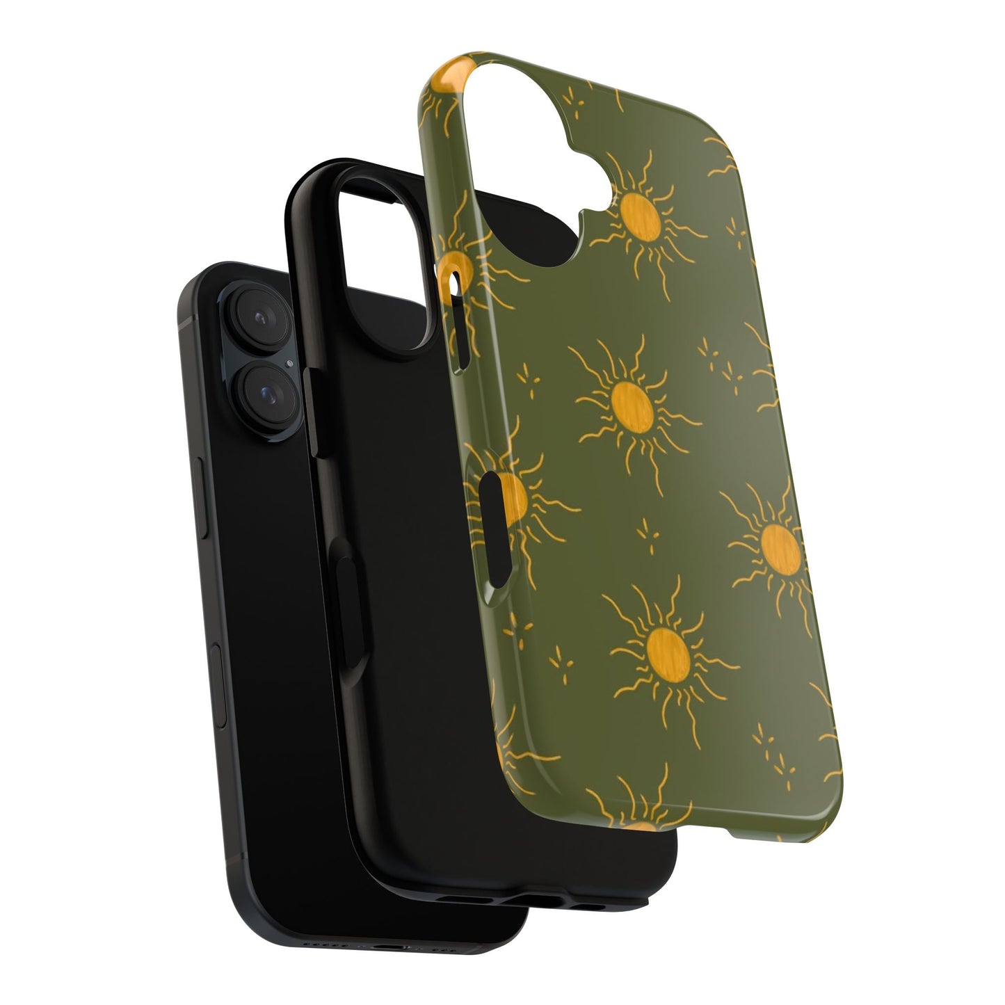 Bohemian Phone Case with Sun Design | Tough Cases for Nature Lovers, Eco-Friendly Gifts, Summer Vibes, Unique Cases, Celestial Decor