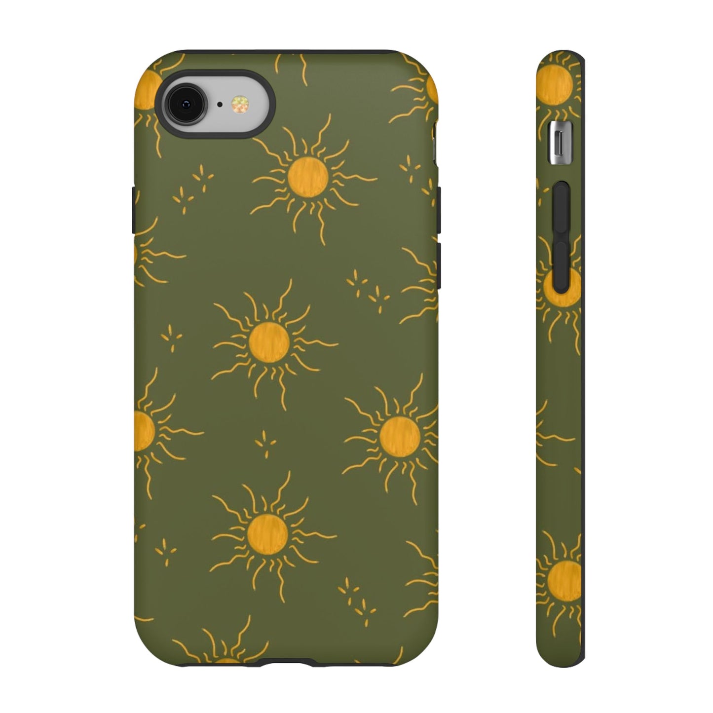 Bohemian Phone Case with Sun Design | Tough Cases for Nature Lovers, Eco-Friendly Gifts, Summer Vibes, Unique Cases, Celestial Decor