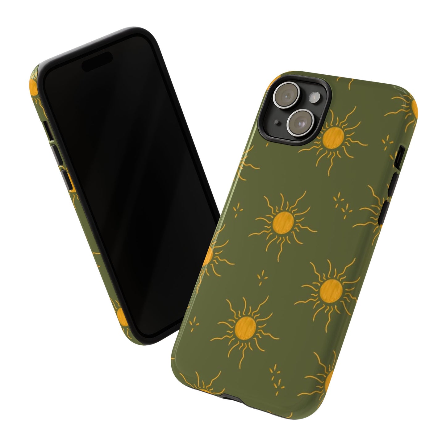 Bohemian Phone Case with Sun Design | Tough Cases for Nature Lovers, Eco-Friendly Gifts, Summer Vibes, Unique Cases, Celestial Decor