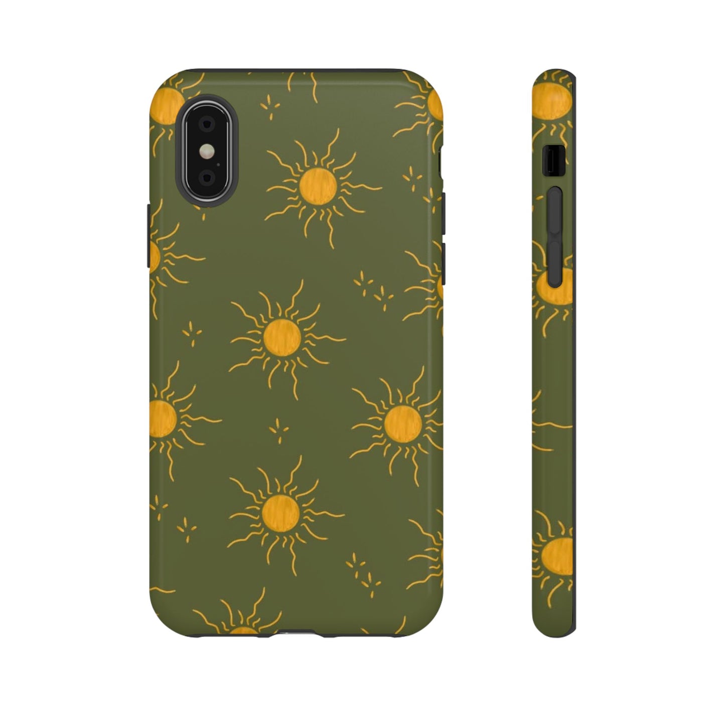 Bohemian Phone Case with Sun Design | Tough Cases for Nature Lovers, Eco-Friendly Gifts, Summer Vibes, Unique Cases, Celestial Decor