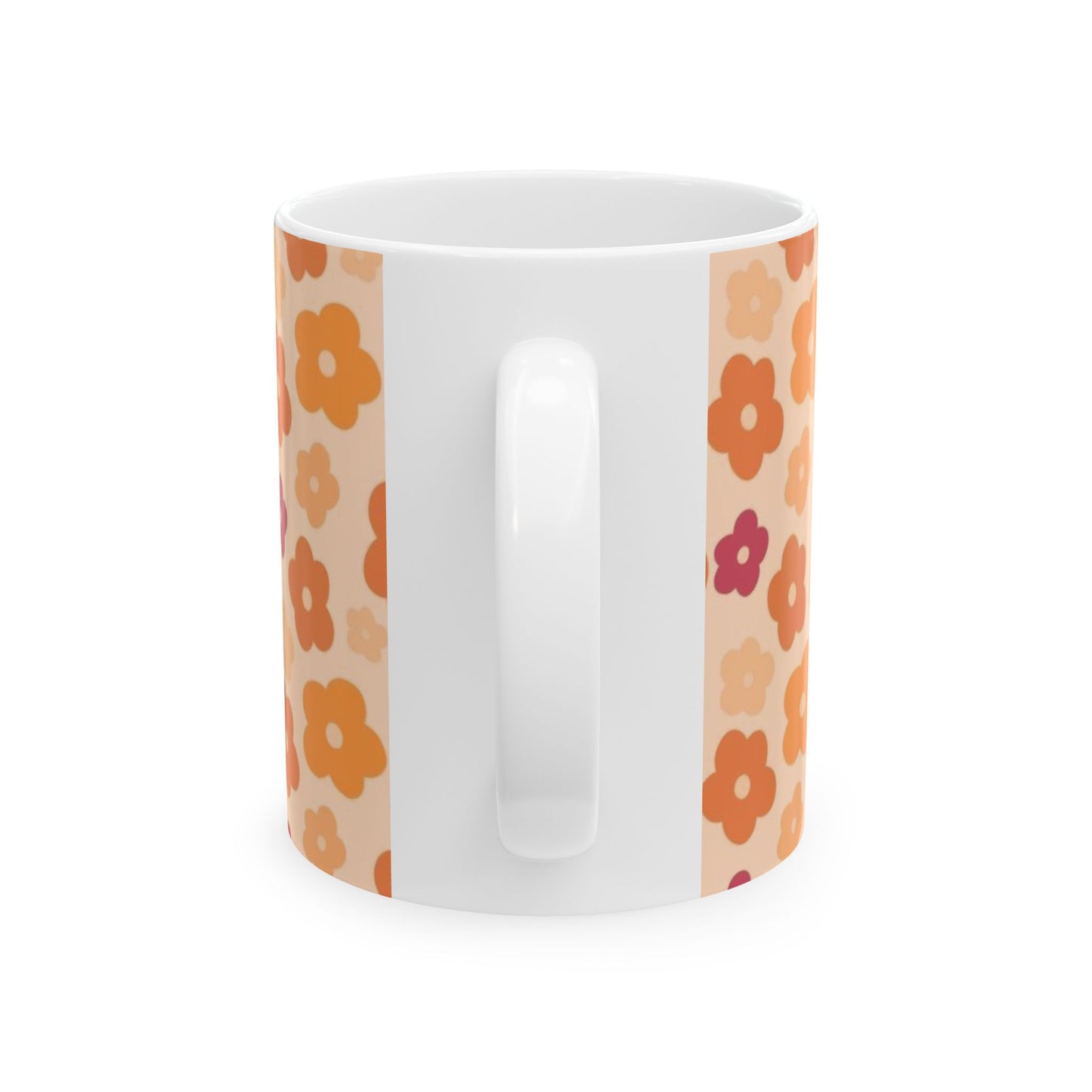 Blooming Floral Ceramic Mug for Bright Mornings, Coffee Mug, Gift for Her, Flower Print Cup, Home Decor, Personal Use, Office Mug