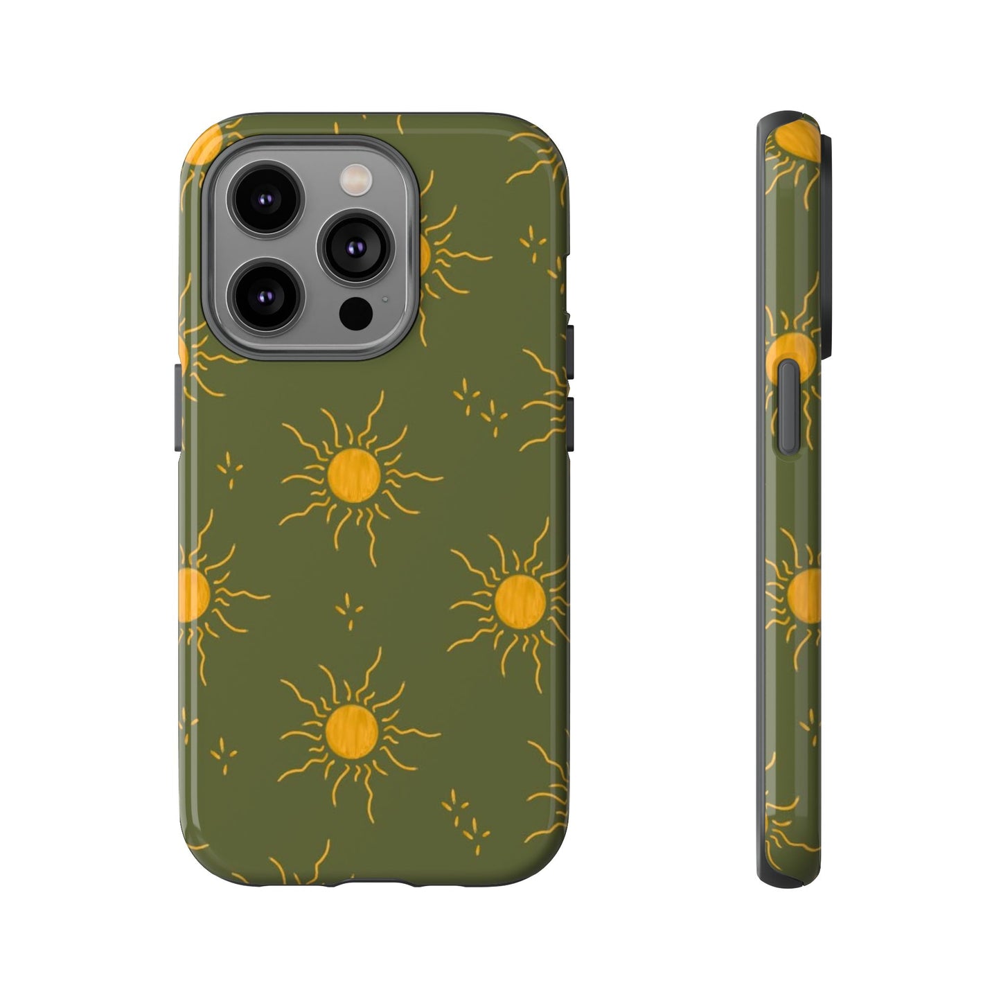 Bohemian Phone Case with Sun Design | Tough Cases for Nature Lovers, Eco-Friendly Gifts, Summer Vibes, Unique Cases, Celestial Decor