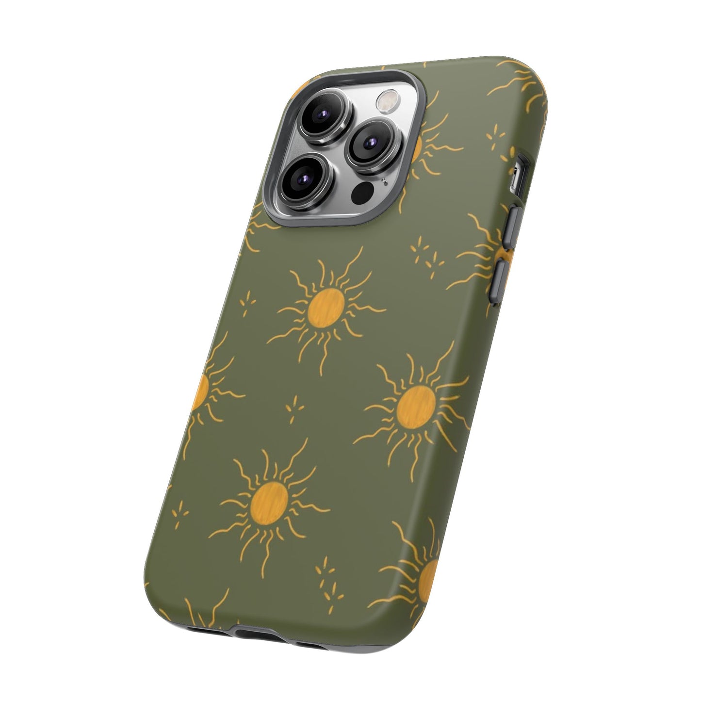 Bohemian Phone Case with Sun Design | Tough Cases for Nature Lovers, Eco-Friendly Gifts, Summer Vibes, Unique Cases, Celestial Decor