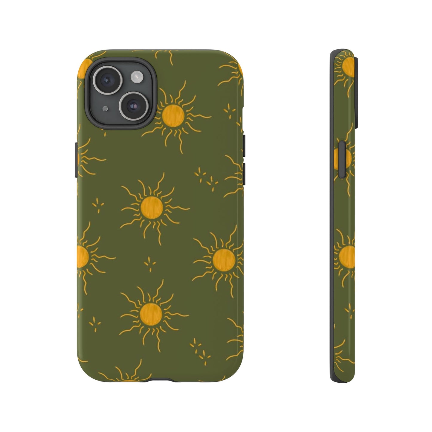 Bohemian Phone Case with Sun Design | Tough Cases for Nature Lovers, Eco-Friendly Gifts, Summer Vibes, Unique Cases, Celestial Decor