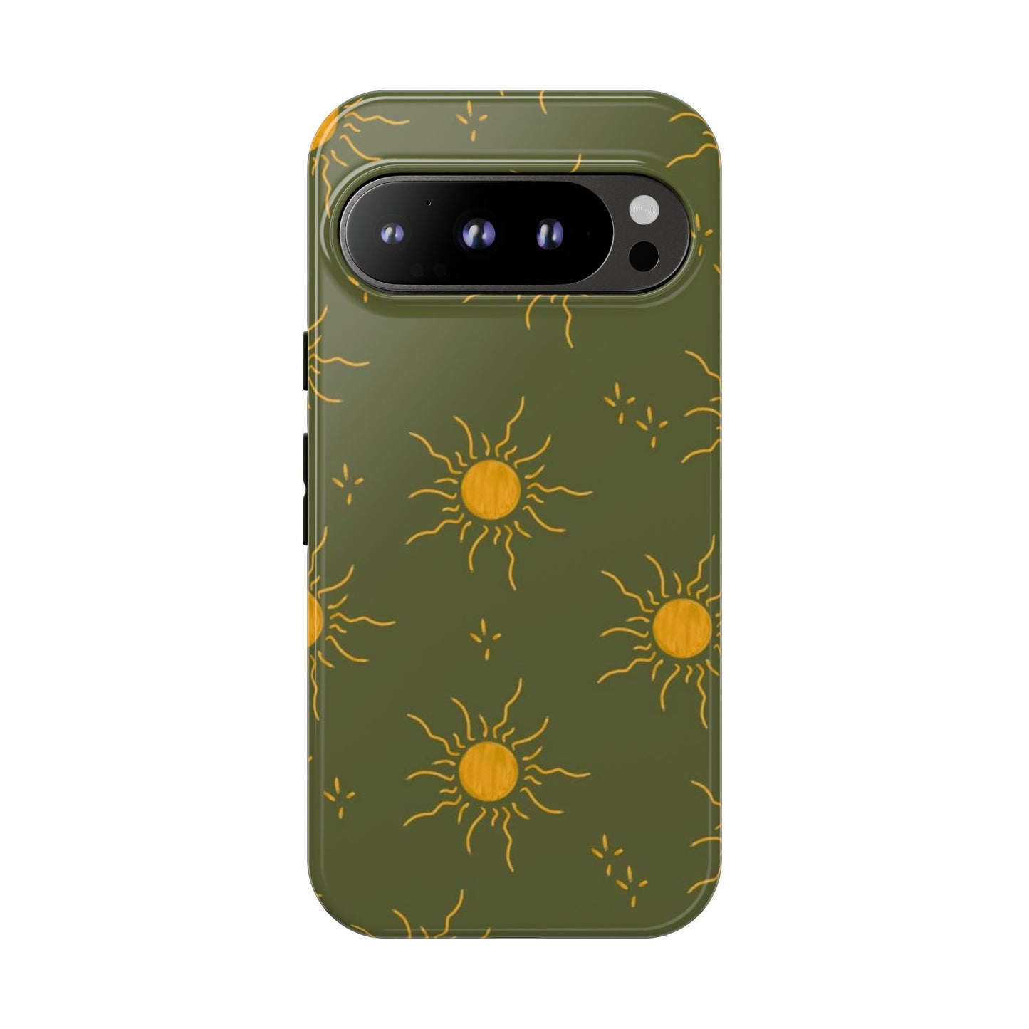 Bohemian Phone Case with Sun Design | Tough Cases for Nature Lovers, Eco-Friendly Gifts, Summer Vibes, Unique Cases, Celestial Decor