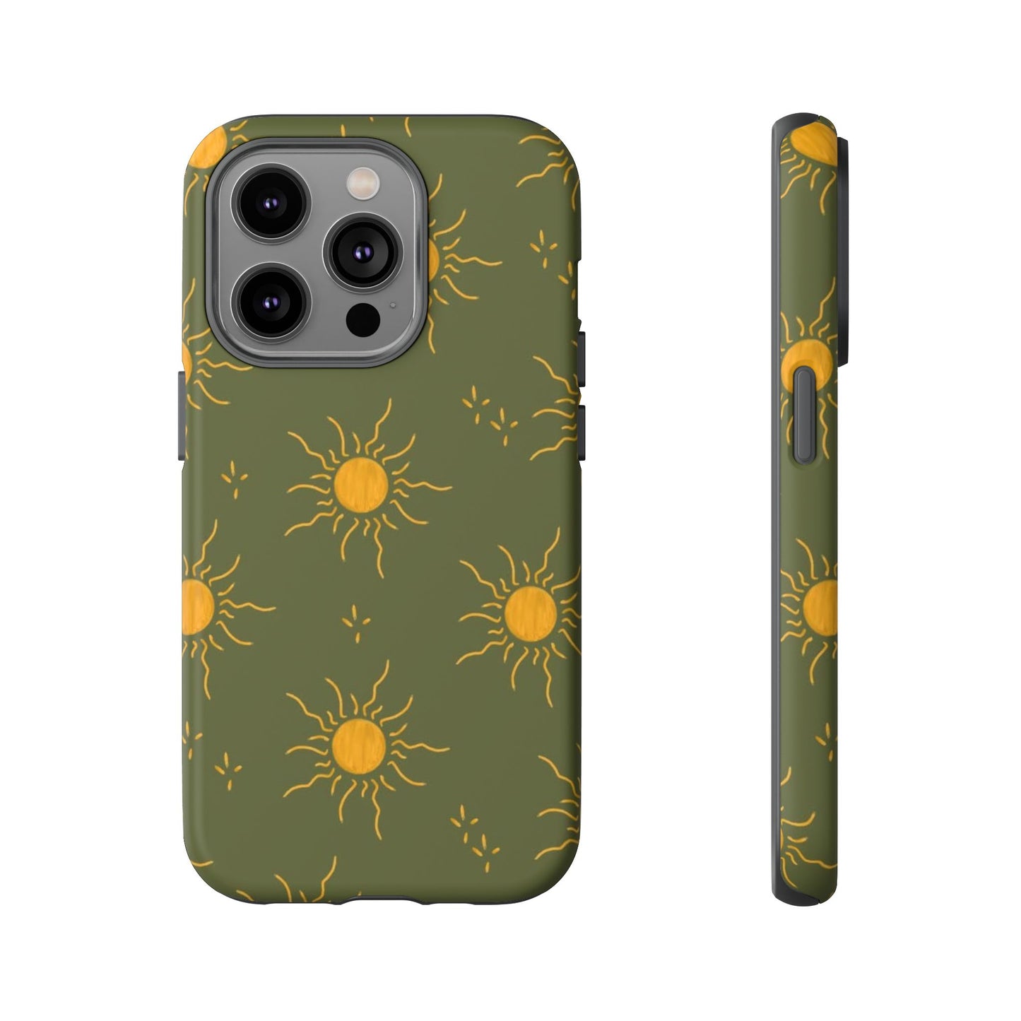 Bohemian Phone Case with Sun Design | Tough Cases for Nature Lovers, Eco-Friendly Gifts, Summer Vibes, Unique Cases, Celestial Decor