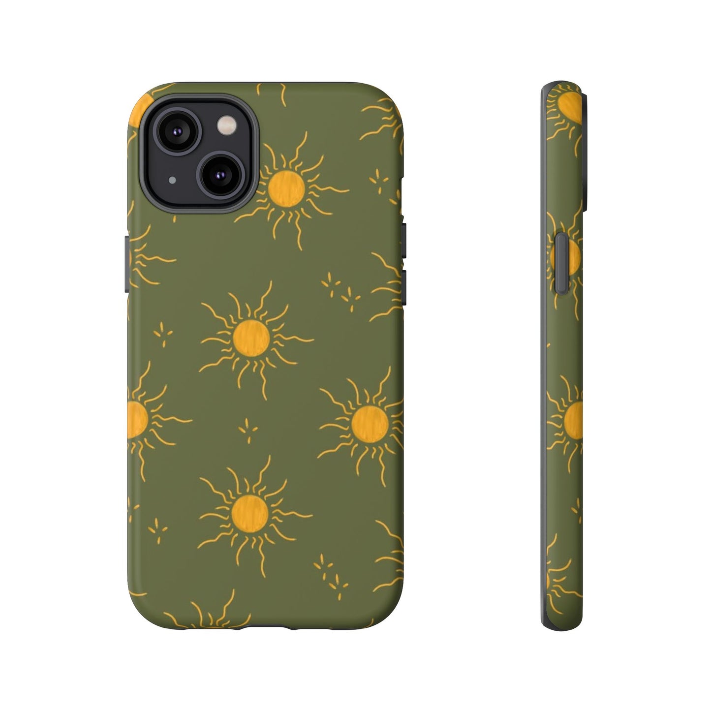 Bohemian Phone Case with Sun Design | Tough Cases for Nature Lovers, Eco-Friendly Gifts, Summer Vibes, Unique Cases, Celestial Decor