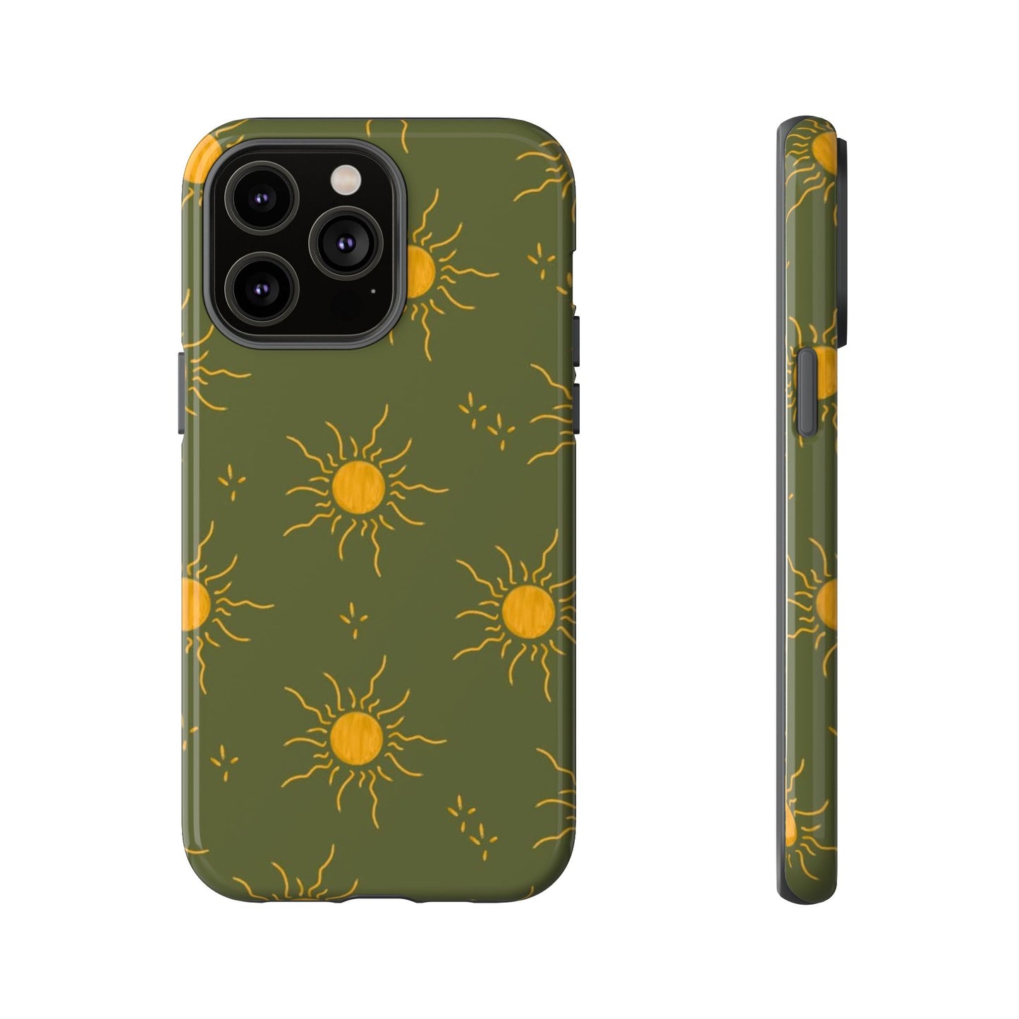 Bohemian Phone Case with Sun Design | Tough Cases for Nature Lovers, Eco-Friendly Gifts, Summer Vibes, Unique Cases, Celestial Decor